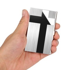 Stainless Steel Card Holder Case – Pocket Metal Wallet for Business, ID, Credit