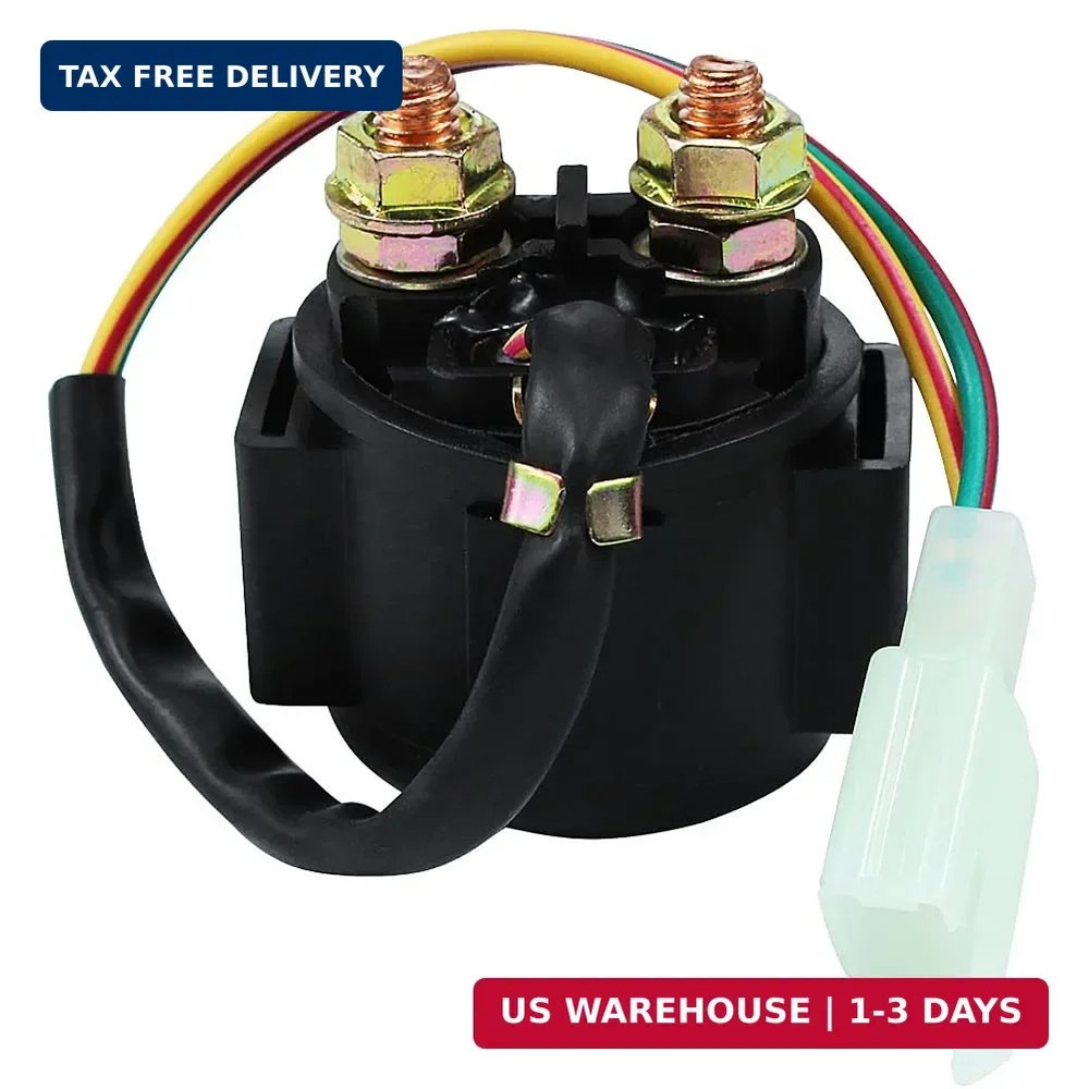 LOCOPOW GY6 Starter Solenoid Relay for Chinese 50cc 125cc 110cc 150cc 200cc 250c