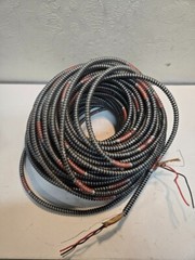Approx. 500′ of 14/3 MC Cable with Ground | Red, Black, and White Solid CU Wires