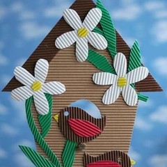 12 IN x 14 FT Single Face B-flute Corrugated Cardboard Roll for Crafts and Wrap