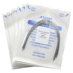 5 X Orthodontic Dental Arch wires Thermal Activated Niti Rectangular All Sizes