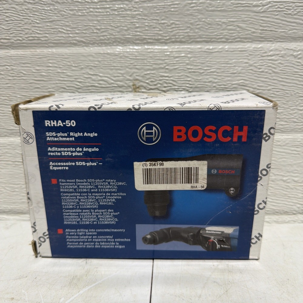 BOSCH RHA-50 SDS Right Angle Attachment,4-1/2 in.L 35KF98