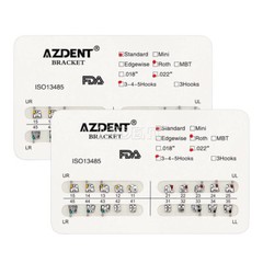 5Pack Dental Orthodontic Metal Brackets Standard Roth 022″ Slot 3-4-5 Hooks