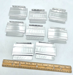 *LOT of 8* Lista Aluminum Cabinet Drawer Dividers 3″ x 3-7/8″ D100-06 Stanley