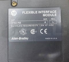 LOT OF 2 ALLEN BRADLEY 2760-RB /A FLEXIBLE INTERFACE MODULE