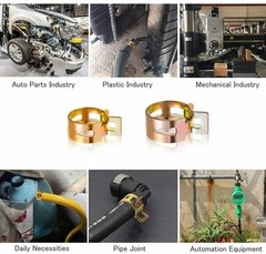 115Pcs 6-22mm Hose Spring Clamp / Plier Fuel/Water Pipe Air Tube Clips Fasteners