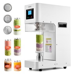 VEVOR Can Sealer Machine Automatic Commercial Soda Can Sealing Coffee Shop White