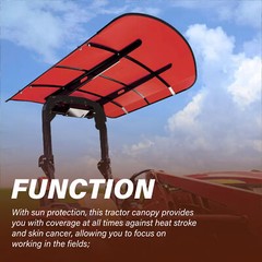 Tuff Top Tractor Canopy For ROPS 52″ X 52″ – Red