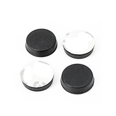Black Round/Square Self Adhesive Rubber Feet Bumper Stops for Chopping Boards