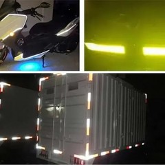 Reflective Safety Sticker Reflector Tape Car Night Traffic Safety Warning US