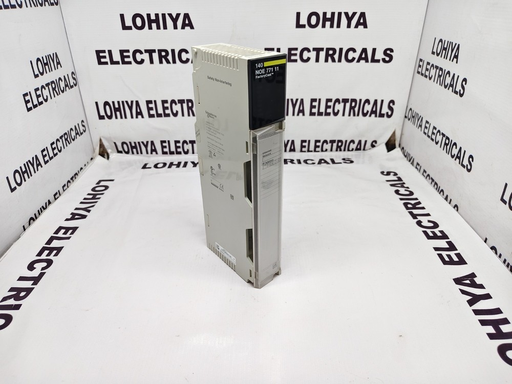 SCHNEIDER ELECTRIC 140NOE77111 ETHERNET NETWORK TCP/IP MODULE ( USED CONDITION )