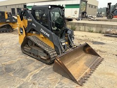 2020 John Deere 317G Skid Steer Track Loader Crawler A/C Cab Aux Hyd Q/C bidadoo