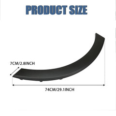 Front Wheel Arch Molding Flare Trim For Ford TRANSIT 150/250/350 HD 2015-24 2022
