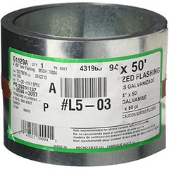 AMERIMAX HOME PRODUCTS 70004 4-Inch x 50-Feet Galvanized Flashing