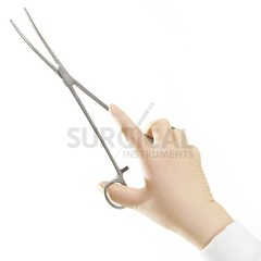 2 Pcs Set 8″ Straight + Curved Hemostat Forceps Locking Clamps German Grade