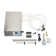 6 Head Semi-automatic Liquid Filling Machine Electric Bottle Filler Stainless 5L