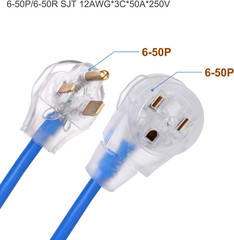 Welder Extension Cord, Heavy Duty 25 Feet 6-50 Nema R Plug Welding Cord with ETL