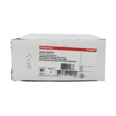 WIREMOLD LEGRAND G4010DFO ENTRANCE END FITTING FIBERREADY RACEWAY, GRAY