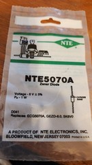 NTE 1W ZENER DIODE SELECT VOLTAGE FROM MENU