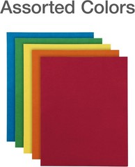 Oxford Two Pocket Folders 25 Count Assorted Colors Letter Size New 57513EE
