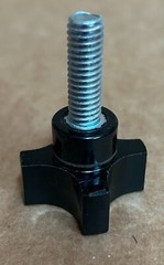 4 Pack 5/16″ x 1″ Thumb Hand Finger Wing Handle Grip Twist Knob Nut Screw Bolt
