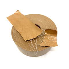 Reinforced Kraft Paper Carton Sealing Tape Water Activated Tape 2.75″ x 500Ft