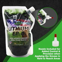 Blackhawk Performance Lithium EP-0 Grease for Disc Mowers 32 oz EZ Squeeze pouch