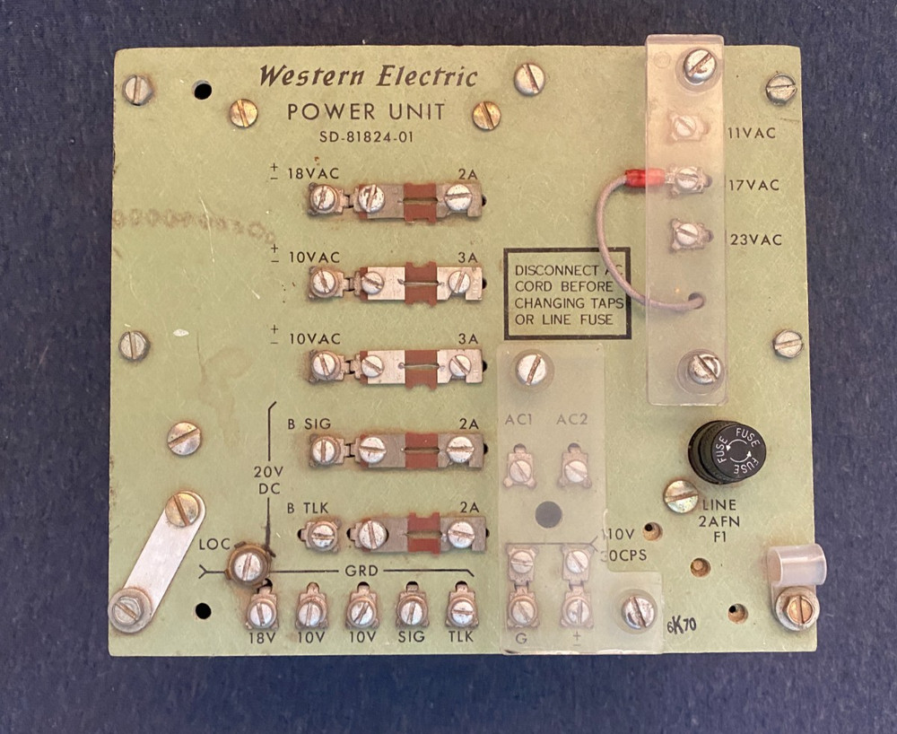 Western Electric SD-81824-01 – 19C2 Power Unit