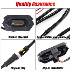 Upgraded 4 PCS Led Grill Lights Compatible with Ford Ranger T9 2022-2025 Fuse