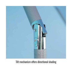 Industrial Flame Resistant Umbrella UB200 – Blue, 87.5 Inches
