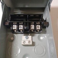 Midwest U065PP 60A 240V 1 Phase NEMA 3R Non-Fuse AC Disconnect (Incomplete Box)