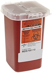 2 PACK– Sharps Container Biohazard Needle Disposal 1 Qt Size Tattoo