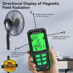 RDINSCOS EMF Meter 3 in 1 Detector