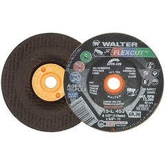 Walter 15-L453 4-1/2×5/8-11 Flexcut Spin-On Grinding Wheels, 25 pack, FREE SHIP