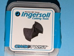LOT OF 2 19.00mm Diameter YBB1900R01 IN2005 QwikTwist Tip Carbide 5100368