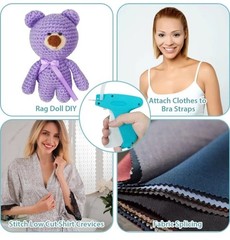 Fine Stitchy Gun for Clothes, Micro Tagging Gun for Clothing w/ Micro Fasteners