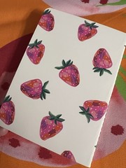 Made in the United Kingdom Acid Free Journal Strawberry 🍓 Themed Notebook Lined