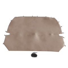 Universal Full Size Bench Seat Cover for Chevy Ford Dodge Pickup Beige