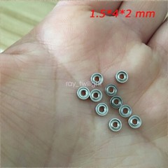 New 10~100PC (1.5 x 4 x 2 mm) 681XZZ Metal Double Shielded Ball Bearings For Toy