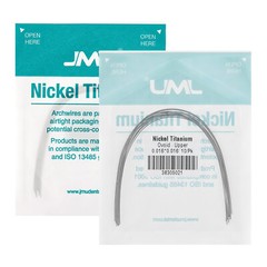 100PCS JMU Orthodontic NiTi Archwire Super Elastic Ovoid Rectangular Full Sizes