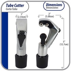 Appli Parts APT-TC274 1/8 in to 1-1/8 in Tube Cutter for Copper, Aluminum, Steel