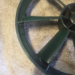 ROLAIR #31007280CH Aluminum Flywheel Pulley K17, K18 Pump Models