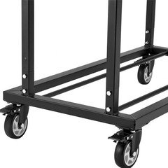 Folding Chair Rack Cart for 60 Chairs of 500LBS Casters/Locking Wheels