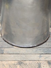 55 Gal Stainless Drum Barrel Open Head Top USED