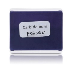 10Pcs Dental Tungsten Carbide Round Burs FG4 FG 1.6mm for High Speed Handpiece