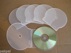 400 HIGH QUALITY CLEAR PAKRITE C SHELL CLAM SHELL CD CASES, PAKRITE CSHELL