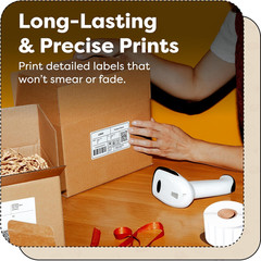 2″ x 4″ Direct Thermal Printer Labels 4200 Count 12 Rolls for Zebra Rollo