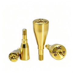 Dental Titanium NC/RC Healing Abutment Closure Cap Bone Level Fits ITI Straumann