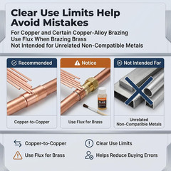 Bcup-5 15% Silver Brazing Rods, 30 PCS for HVAC & Refrigeration Repair