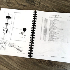 Set Massey Ferguson 202 204 Tractor Service Manual Parts Operators Repair Shop